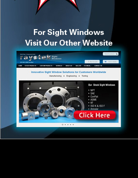 Rayotek Sight Window hi-pressure sight windows and testing website.